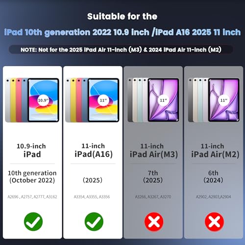 Book Tablet Cover Folio Stand (Dark Blue)