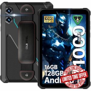OUKITEL RT3 Plus Rugged Tablet Android 15-8" HD 128GB +16GB(TF 1TB)