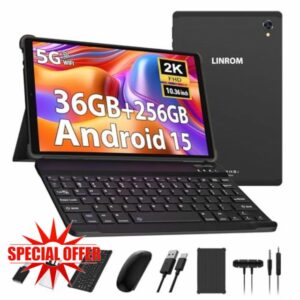 LINROM 2K Tablet 10.4 Inch