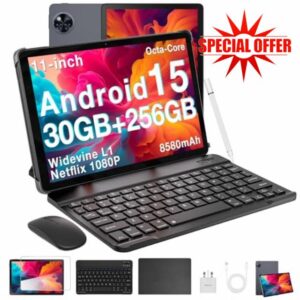 DOOGEE U11 Pro Android 15 Tablet 11 Inch - 2025 Newest Android Tablets 30GB+256GB/2TB