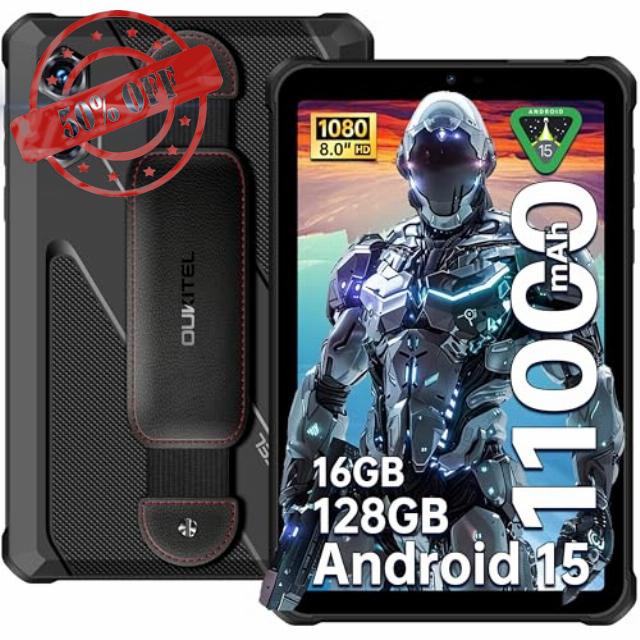 OUKITEL RT3 Plus Rugged Tablet - Android 15