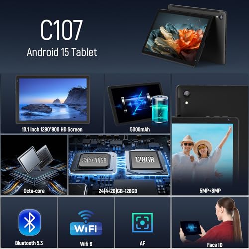 Android 15 Tablet with Octa-Core