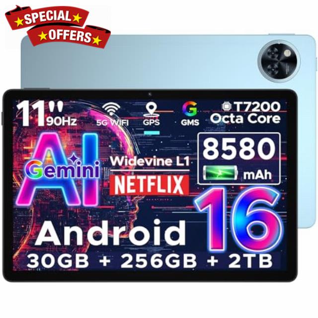 DOOGEE U11 Pro 2025 Newest Android 16 Tablet 11 Inch