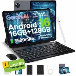 DOOGEE U11 2025 Newest Android 16 Tablet 11 Inch