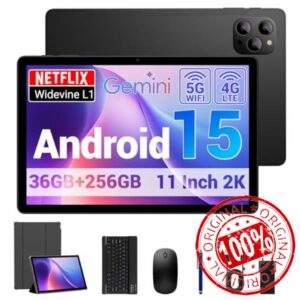 DEEMWOLF Tablet 11 inch Android 15 Tablet WiFi 5G