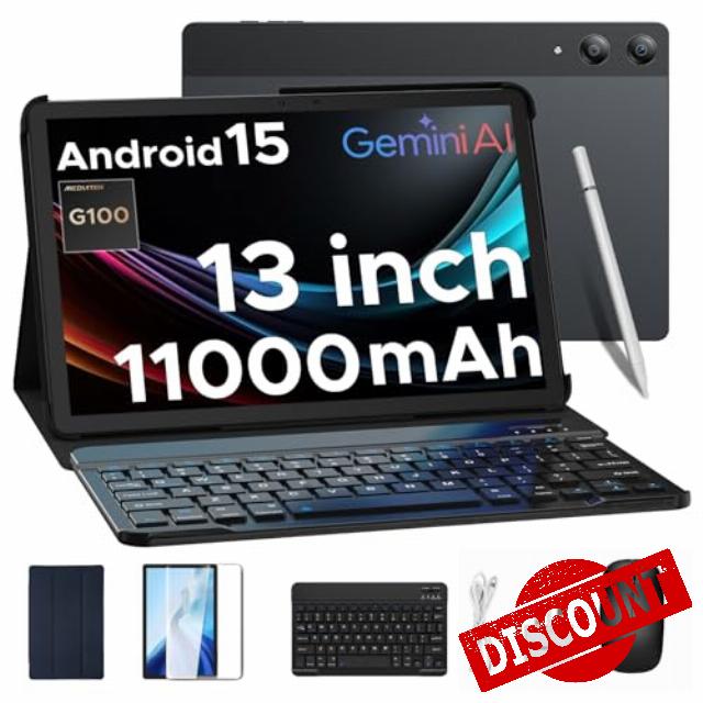 DOOGEE TAB E3 Pro Android 15 Tablet 13 Inch