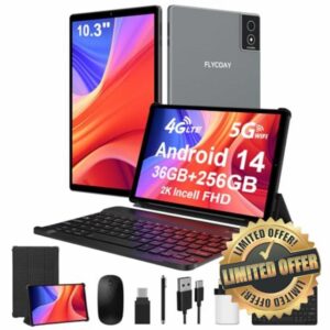 FLYCOAY 2K FHD Tablet 10