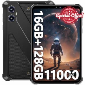 OUKITEL RT3 Plus Rugged Tablet Android 15-11000mAh Battery