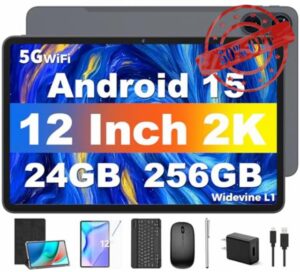 Android 15 Tablets 12 inch