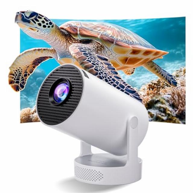 Smart Mini Projector – 1080P Full HD with 4K Support