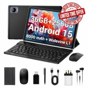 AXETOP Android 15 Tablet 10.4 Inch