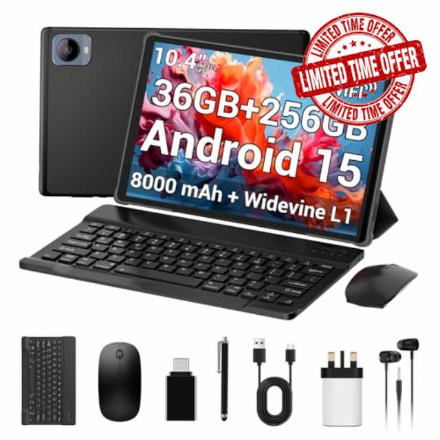 AXETOP Android 15 Tablet 10.4 Inch