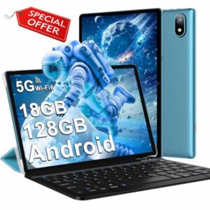 DMOAO Tablet 10 Inch Android 14 with 5G WiFi 6