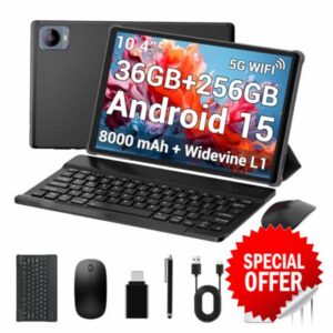 AXETOP Android 15 Tablet 10.4 Inch