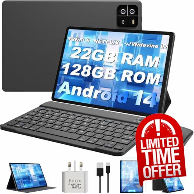 Newest Tablet 10 Inch Android 14