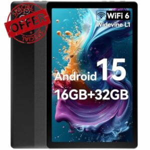 MUISOO Tablet 10 Inch Android 15