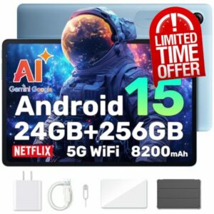 Blackview Android 15 Tablet with Gemini Ai