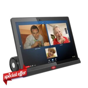 Lipa F50 seniors tablet - Tablet for the elderly - With docking station - 10.1 inch - 4G SIM - Android 13 - SOS emergency button - GPS - Big keys