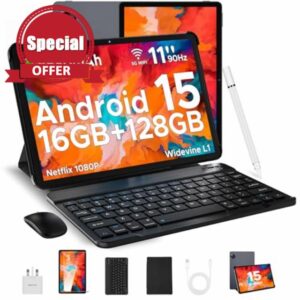 DOOGEE U11 Android 15 Tablet with Keyboard