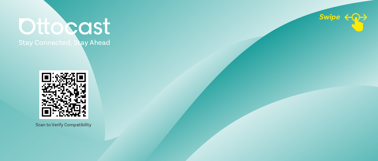 Text reads 'Cittycast'. Marketing image with QR code on mint green gradient background.