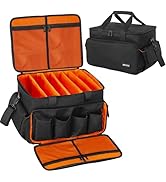 Multiple views of black tactical-style camera backpack with British flag patch. Features padded compartments, adjustable straps, and modular design elements.