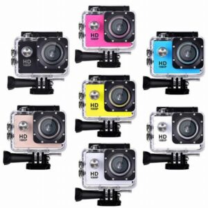 SWZEC Qinux Pixgo 4K Action Camera + 32GB SD Card(Blue)