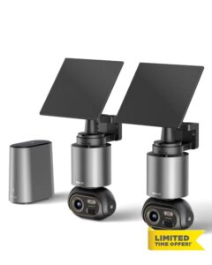 BOTSLAB 4K Security Camera Outdoor Wireless 2 Cam-Kit