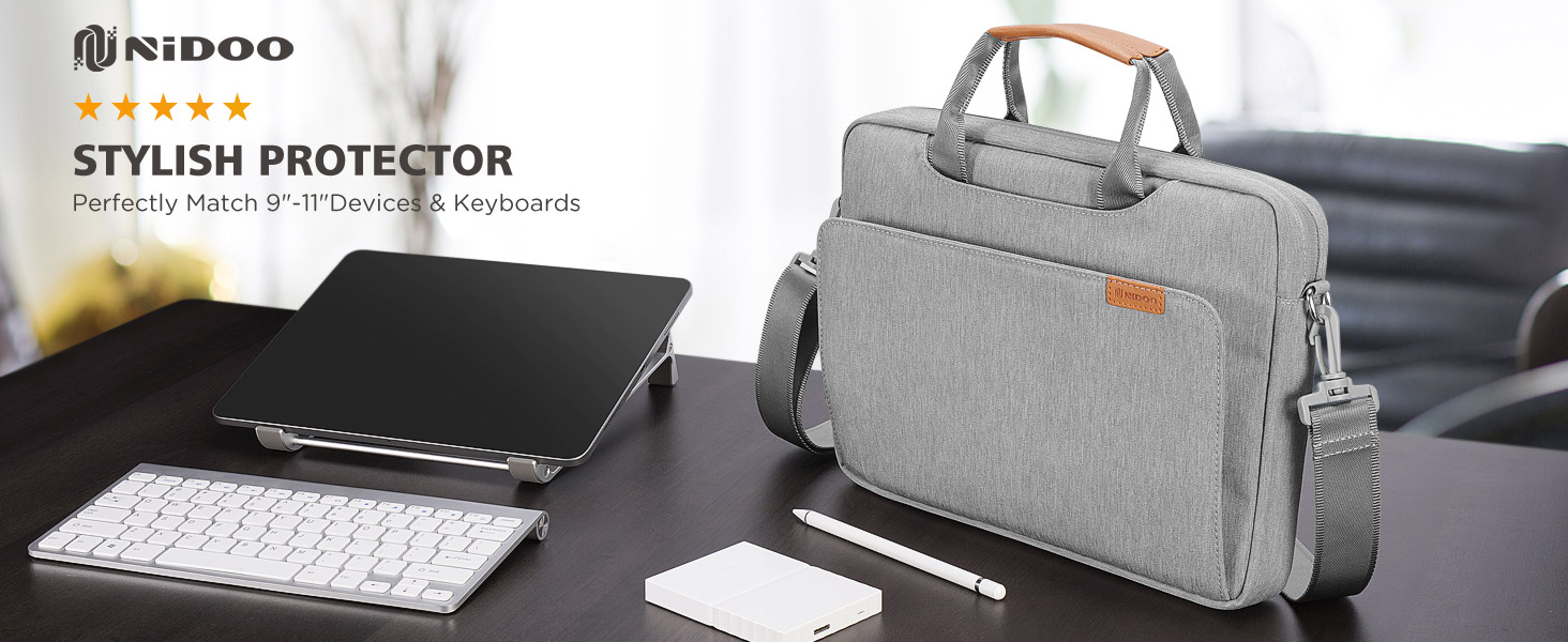 Tablet Shoulder Bag Protective Carrying Case Sleeve Messenger Handbag