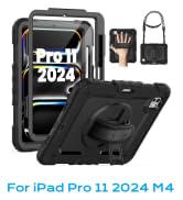 SEYMAC Case for iPad Mini 7th/6th 8.3 inch 2024/2021 A17 pro, Shockproof Full Body Protective Cas...