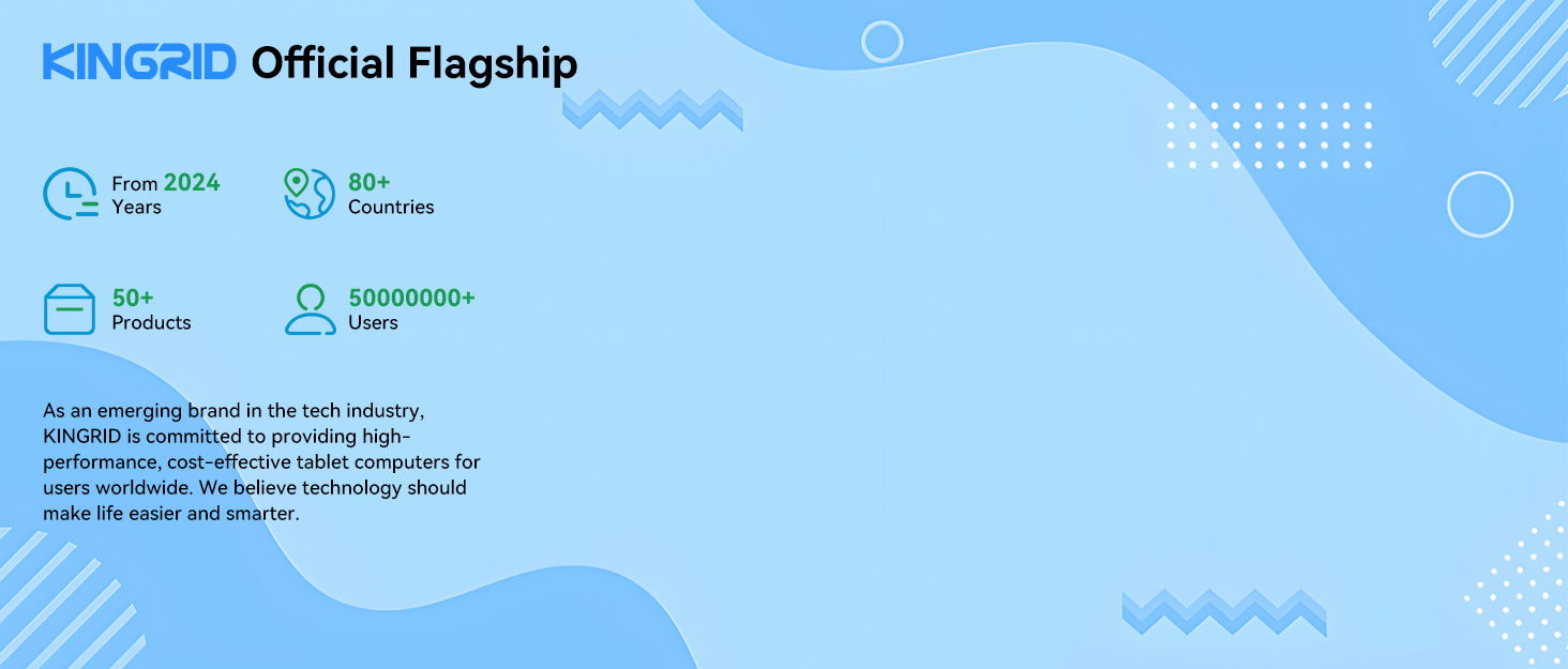 Text reads 'KENSIGN Official Flagship' with icons showing operating system compatibility: Windows, ChromeOS, Linux, and Apple logos. Blue gradient background with geometric patterns.