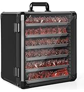 OUUTMEE Fishing Tackle Backpack with Rod & Gear Holder, Portable Sling Fishing Gear Bag, Waterpro...