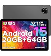 DOOGEE TAB G6 11 inch Android 15 Tablet, 30GB+256GB/2TB tablet with sim card slot, 8000 mAh & T72...