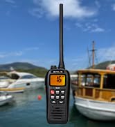 Retevis RM01 VHF Marine Radio, VHF Handheld Radio, Floating Vibration 88 Channels, IP67 Walkie Ta...