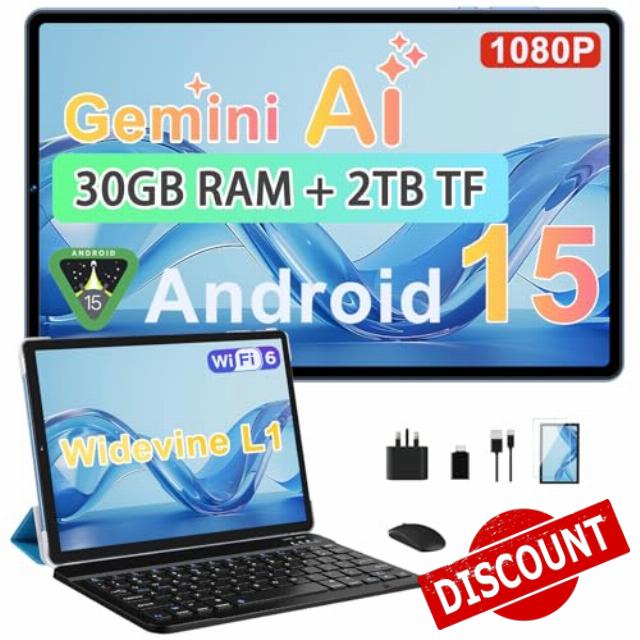 Biegedy 2026 Newest Tablet 10 Inch Android 15