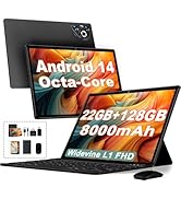 JVVQTB Tablet Android 15 Octa Core ROM 32GB+2TB TF | tablets 9 Inch | 5G + 2.4G WiFi | FHD | Blue...