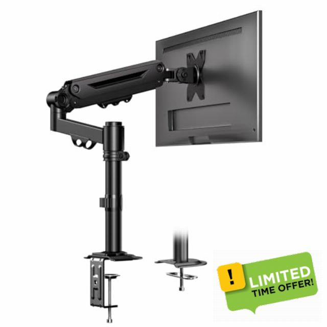 Single Monitor Arm - PUTORSEN Monitor Arm for 13 to 40 inch Screens - Up to 26.4 lbs
