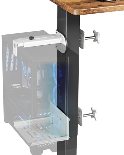 Clamp-On Desk Leg Computer Mount