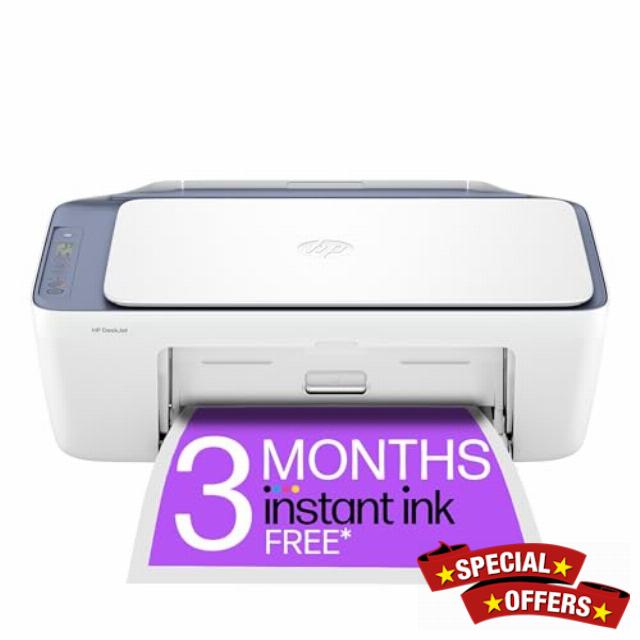 HP DeskJet 2922 All in One Printer | Wireless | Colour | 3 months free Instant Ink Included | Easy Setup & Reliable Wi-Fi | Print