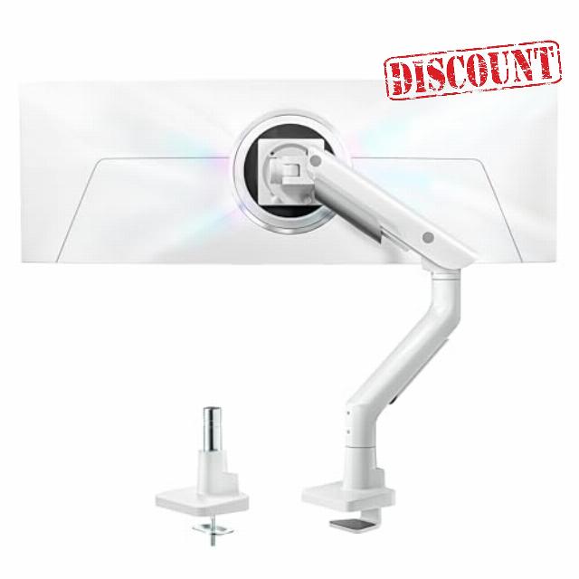 monTEK Heavy Duty Monitor Arm for 17–57” Ultrawide Screen up to 27KG