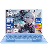 15.6 inch Laptop, Celeron N5095 (Up to 2.9GHz), 8GB RAM 256GB SSD, Full HD 1080P IPS Display, Not...