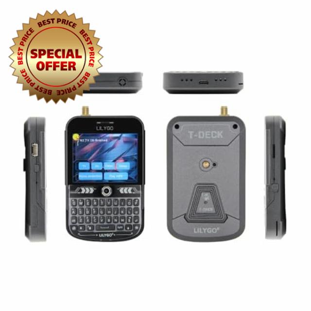 LILYGO T-Deck Plus 868MHz Meshcore Firmware Version 2.8 Inch Display TTGO Development Board (External Antenna)
