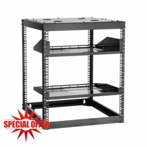 VEVOR 12U Open Frame Network Rack