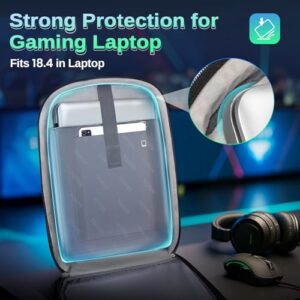 18.4 Inch Large Laptop Backpack for Men with Insulated Pocket