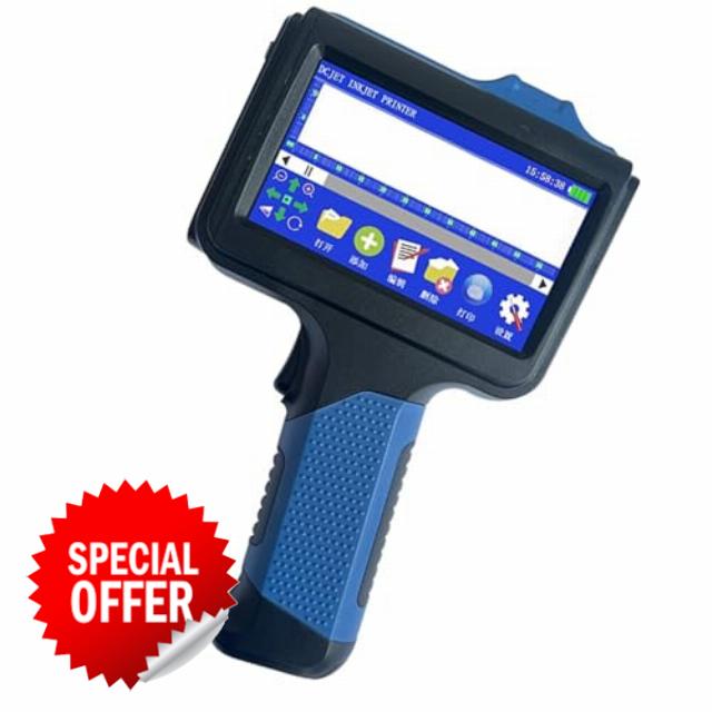 S1730 28 Language 12.7mm BarBatchCode Date Logoes Expiry Label Handhelds Thermals Inkjet Printers Coding Machine