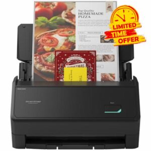 ScanSnap iX2400 (Black) A4 Scanner - Ultra-Fast 45ppm Duplex Scanning
