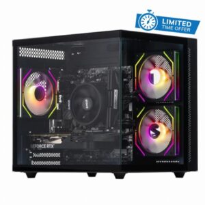 Veno Scorp Gaming PC - Intel Core i5 2nd Gen Nvidia Geforce GTX 750 4GB Graphics Card - 16GB DDR3 Ram - 120GB SSD - 500GB HDD - Wi - Fi - Mini Nemesis ARGB Black