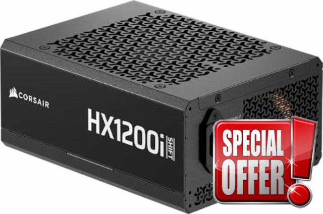CORSAIR HX1200i SHIFT Fully Modular ATX Power Supply – Built-in iCUE LINK System Hub