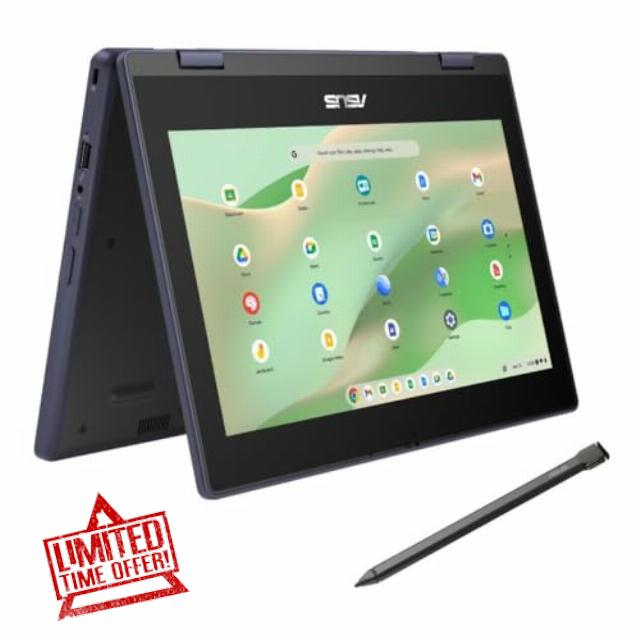 ASUS Chromebook CZ11 Flip CZ1104FM2A-NS0144 MediaTek Kompanio 520 29.5 cm (11.6") Touchscreen HD 8 GB LPDDR4x-SDRAM 64 GB eMMC Wi-Fi 6 (802.11ax) ChromeOS Grey