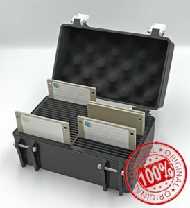 Rugged Protective Carrying Case for 3.5" Floppy Disks - Holds 40 Disks