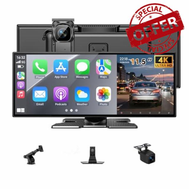 11.5" Carplay Screen for Car